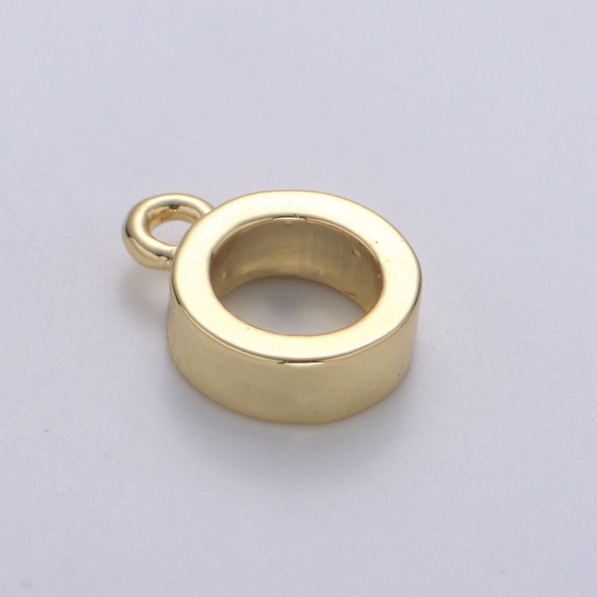 Gold Filled Circle Ring Charm L-295~L-298 - DLUXCA