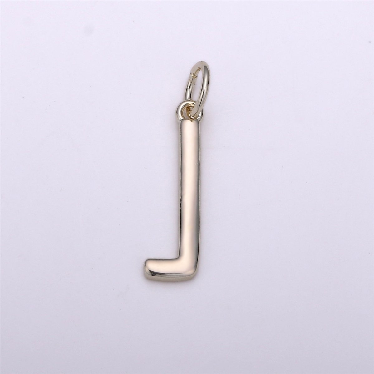 Gold Filled Coin Initial Pendant, Initial Pendant Gold Initial Charm Alphabet Charm Coin Charm Jewelry Making | A-185 to A-197 - DLUXCA