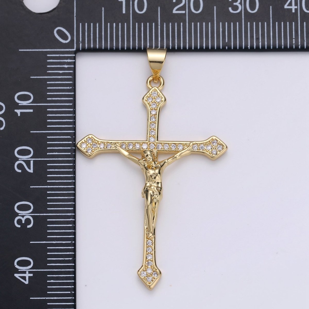 Gold Filled Cross Crucifix Pendants I-879 - DLUXCA