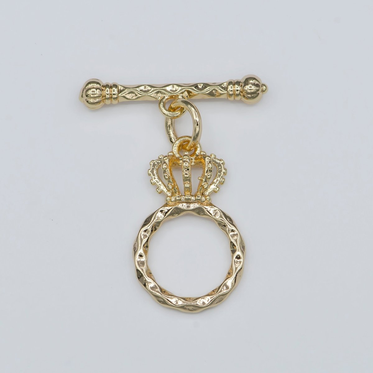Gold Filled Crown Style Toggle Clasp For Jewelry Making DIY Necklace Bracelet Anklet L-312 - DLUXCA