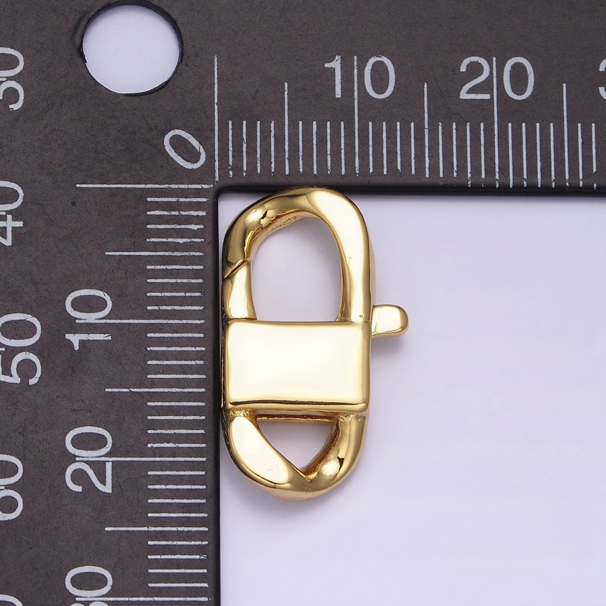 Gold Filled Lobster Clasp with Closed Rings Silver Rectangle Trigger Clasps For Bracelet Jewelry Making Supplies Z-190 Z-191 - DLUXCA