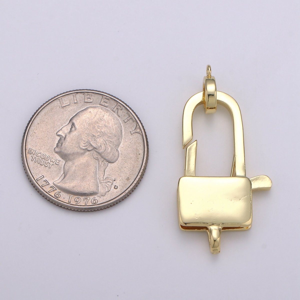 Gold Filled Lock Connector F-507 F-508 - DLUXCA