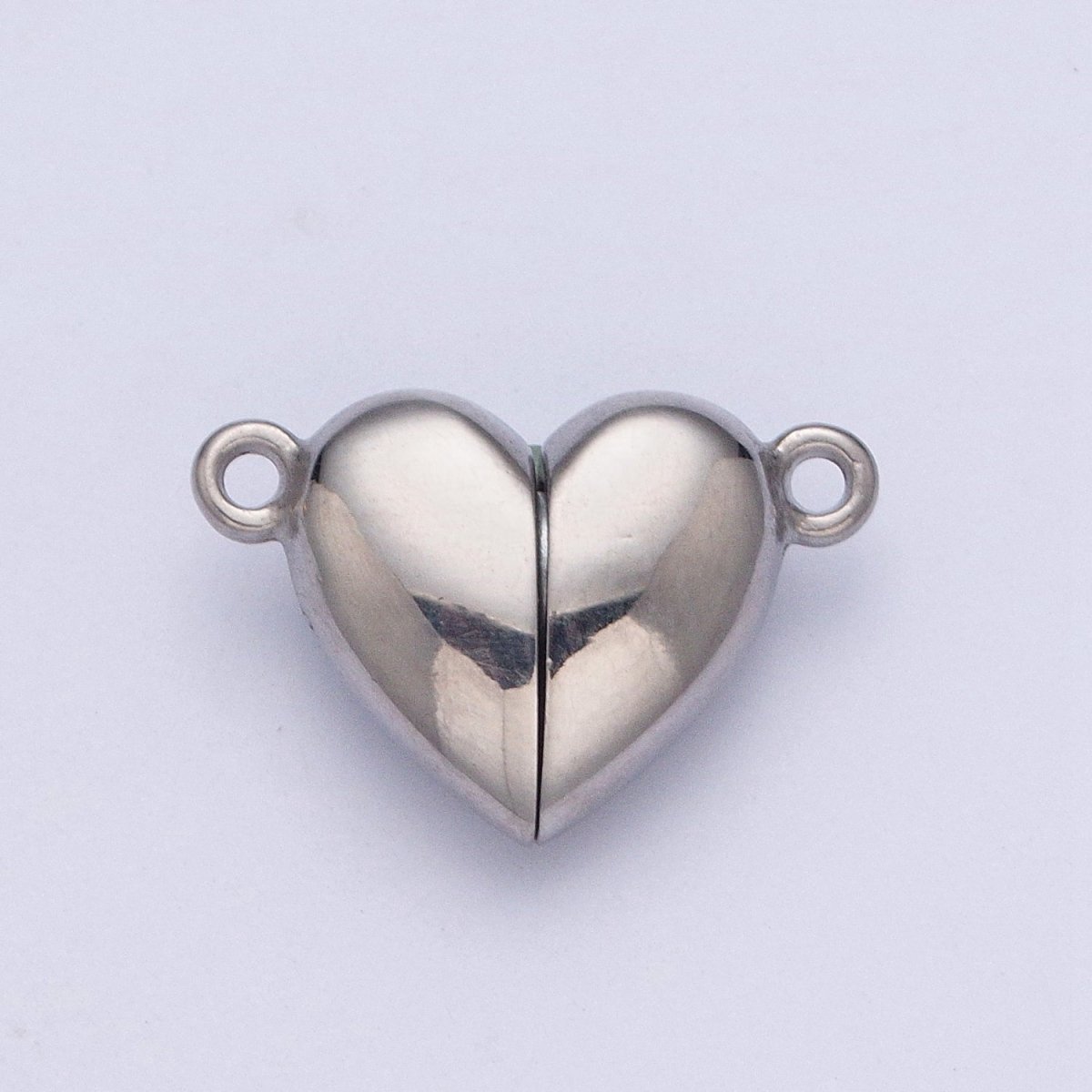 Gold Filled Magnetic Heart Connector Closure in Gold & Silver G-096 G-097 - DLUXCA