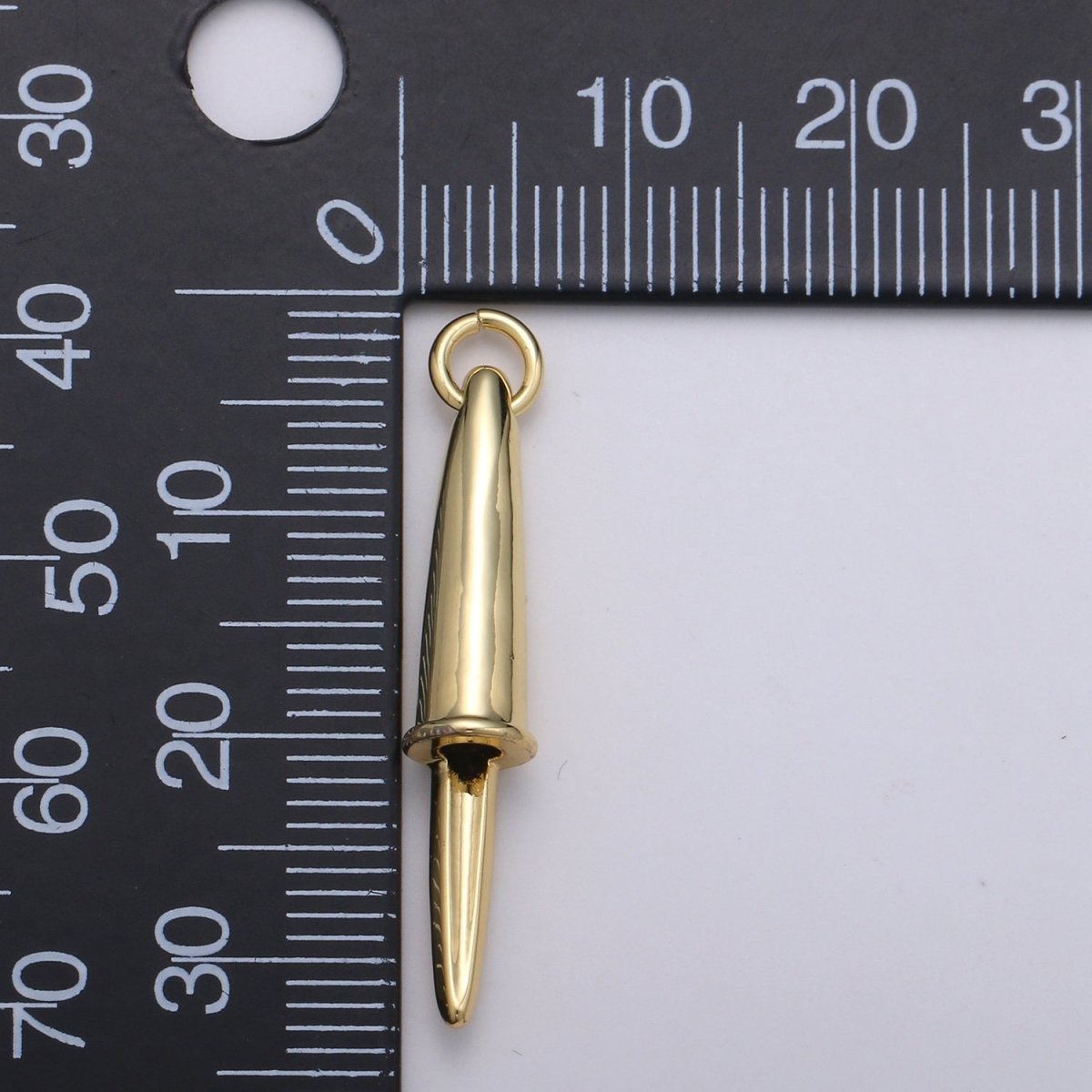 Gold Filled Pen Charm D-783 - DLUXCA