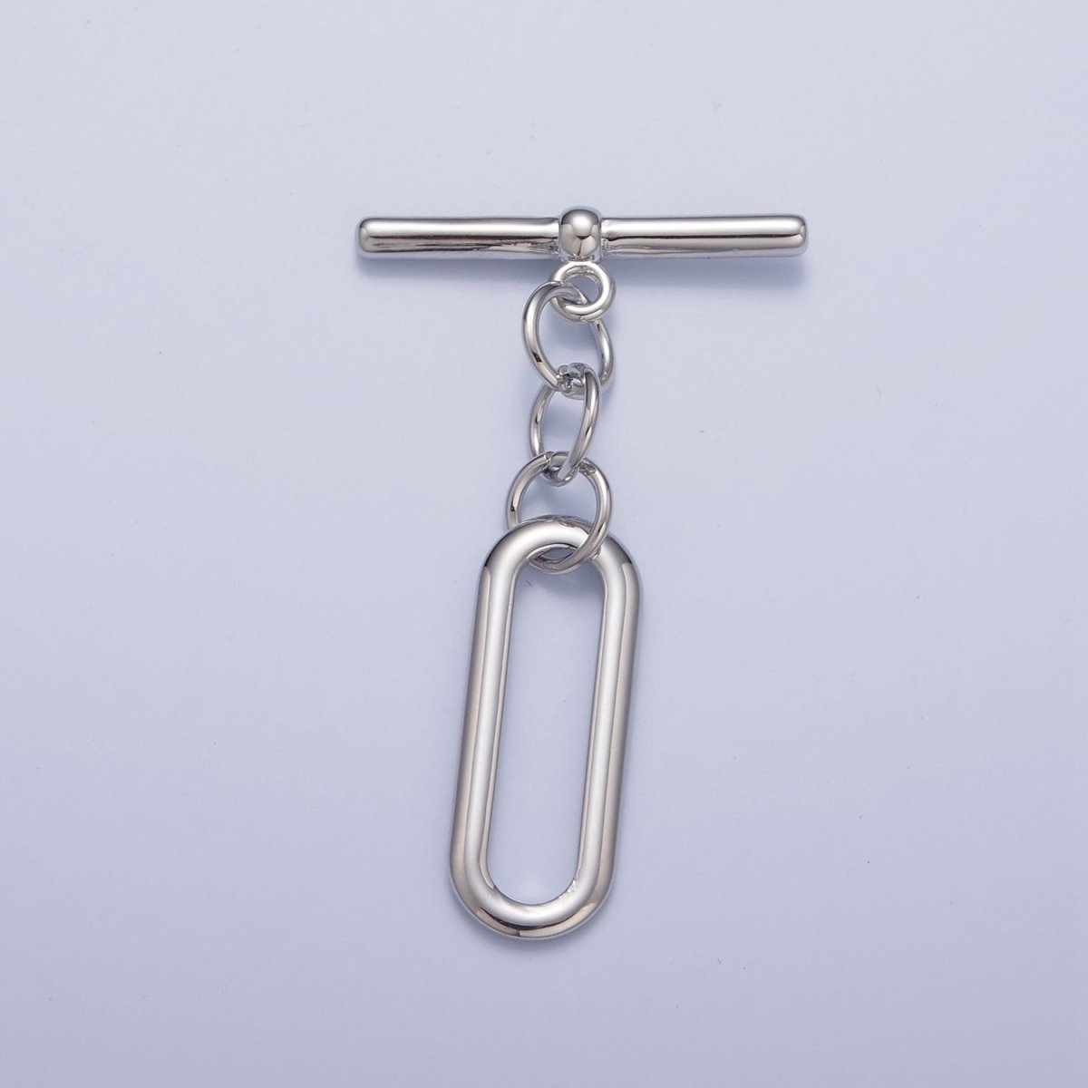 Gold Filled Rectangular Oval Toggle Clasps Closure in Gold & Silver L-753~L-755 - DLUXCA
