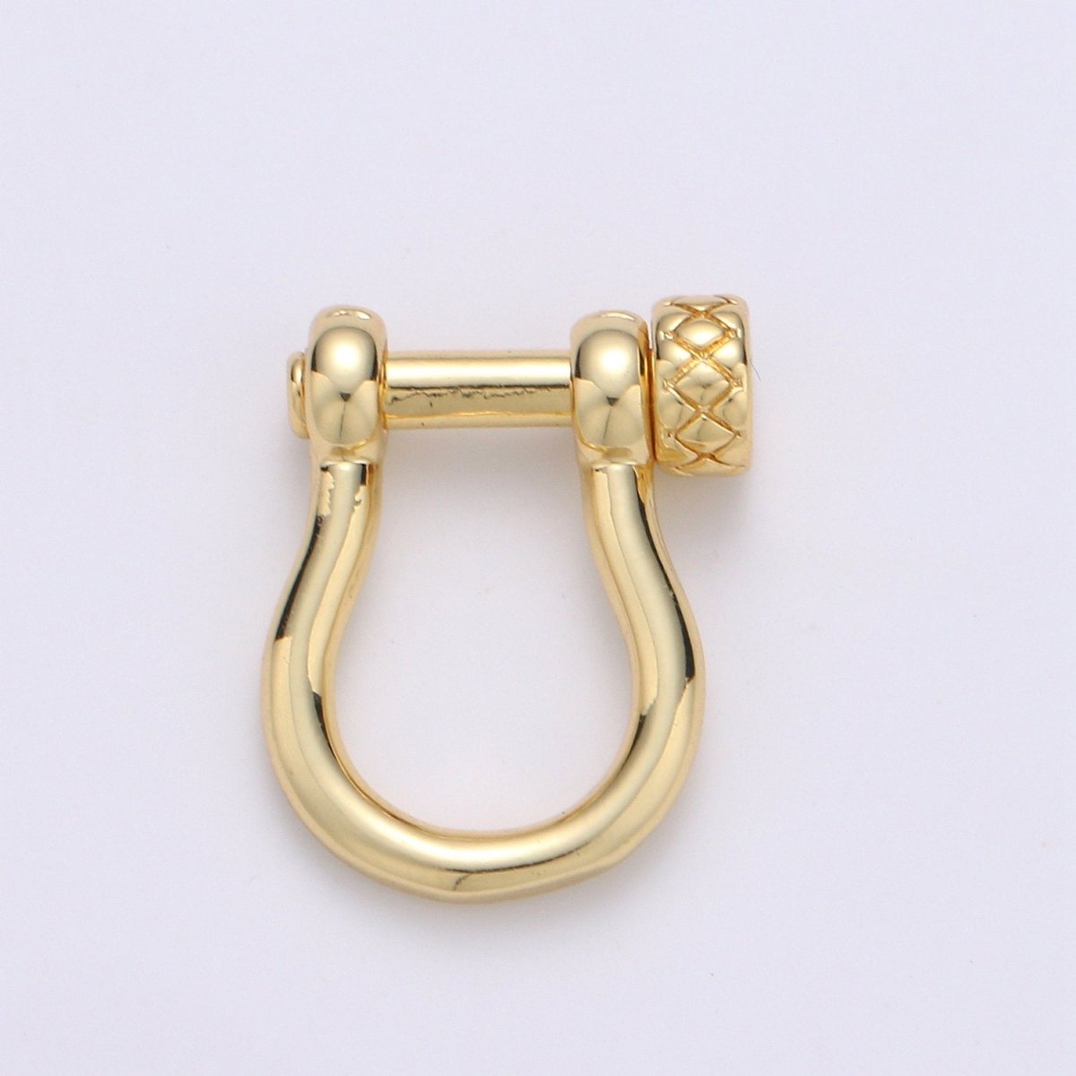 Gold Filled Screw clasp lock, Anchor Shackle, Gold, Silver, Rose gold Black Bracelet Clasps, Anchor Necklace, Sailor Bracelet Clasp Supply K-712 - K-715 - DLUXCA