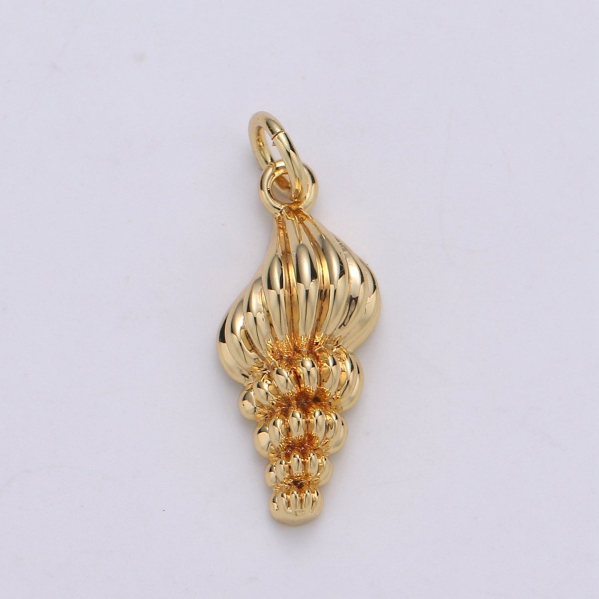 Gold Filled Sea Shell Conch Shell Charm - D-795 - DLUXCA