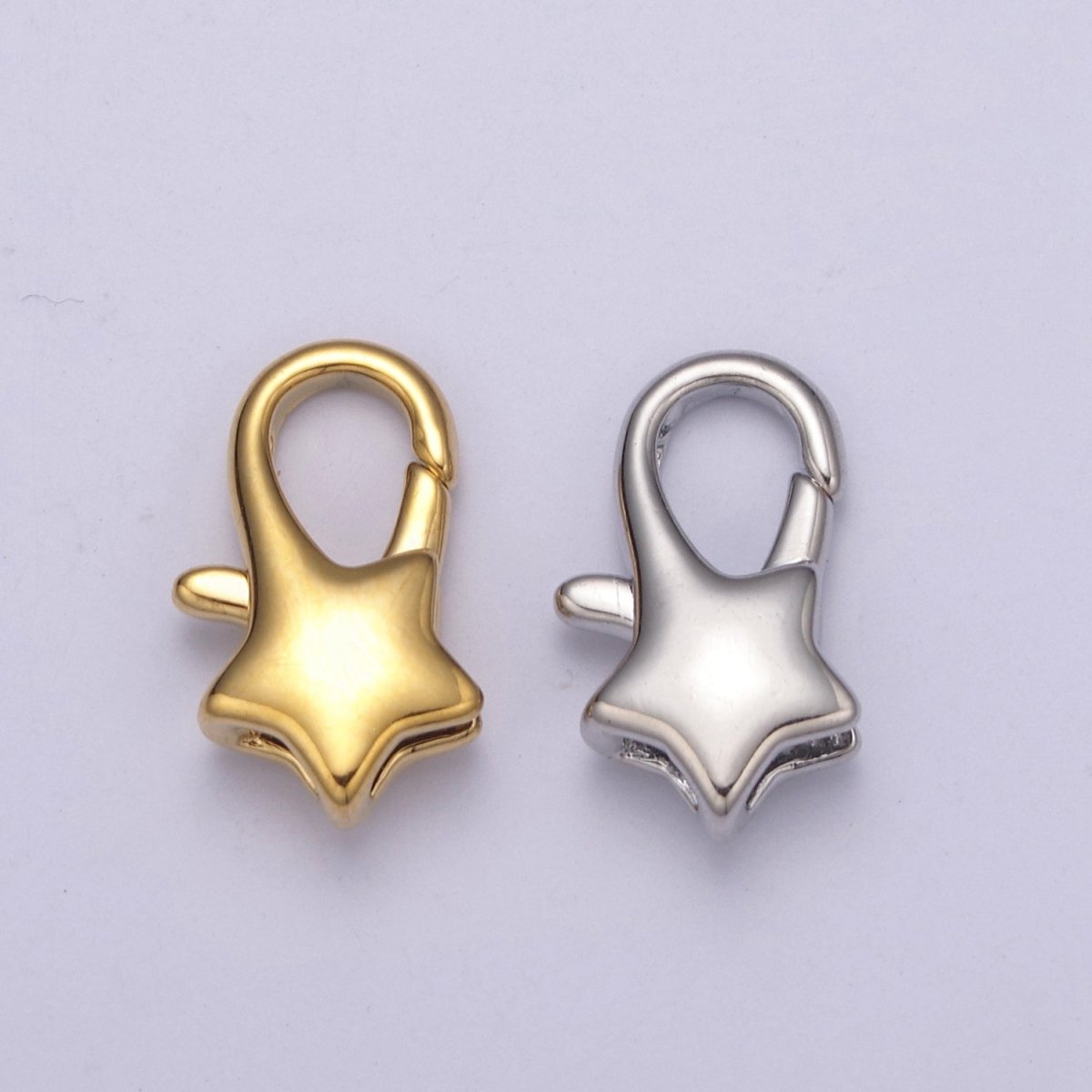 Gold Filled Star Lobster Clasp Tiny Star Trigger Clasp – Celestial Lobster Claw for Jewelry Making Supplies L-582 L-583 L-590 L-591 - DLUXCA