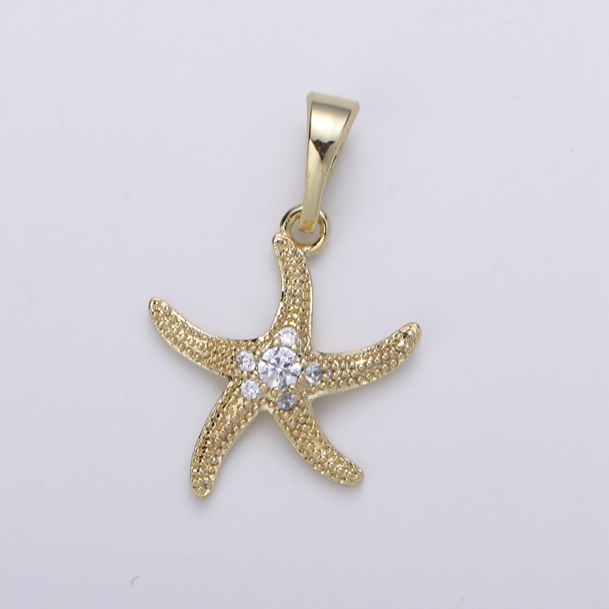 Gold Filled Starfish Pendants J-091 - DLUXCA