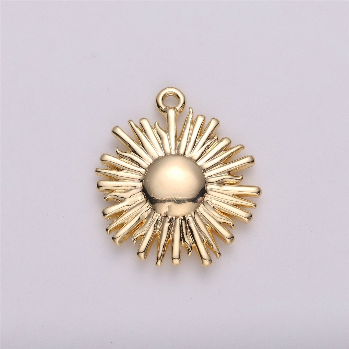 Gold Filled Sunshine Charm / Dainty Sun Charm / Sunburst Pendant / You Are My Sunshine / Celestial Sun Charm for Bracelet Necklace EarringC-537 - DLUXCA