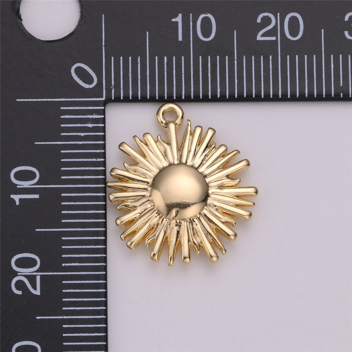 Gold Filled Sunshine Charm / Dainty Sun Charm / Sunburst Pendant / You Are My Sunshine / Celestial Sun Charm for Bracelet Necklace EarringC-537 - DLUXCA