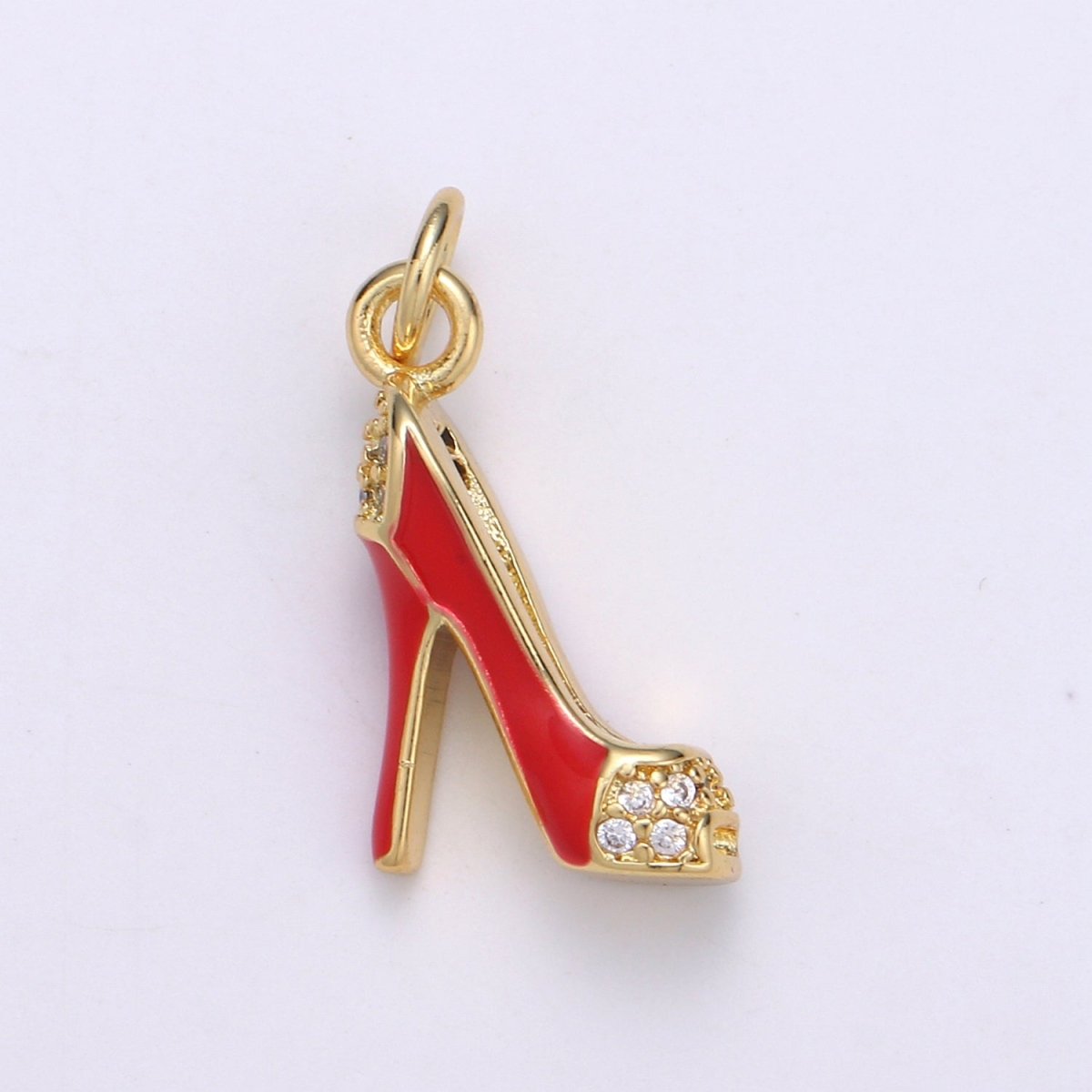 Gold Filled Women's Heels Charm D-797-D-799 - DLUXCA