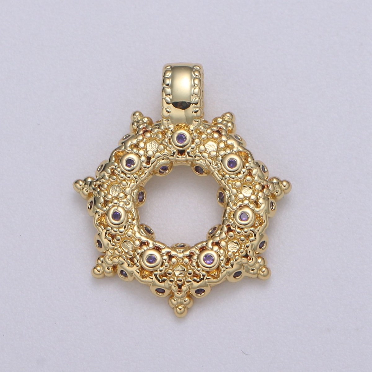 Gold Filled Wreath Pendants H-616 H-617 H-623 H-630 H-643 - DLUXCA