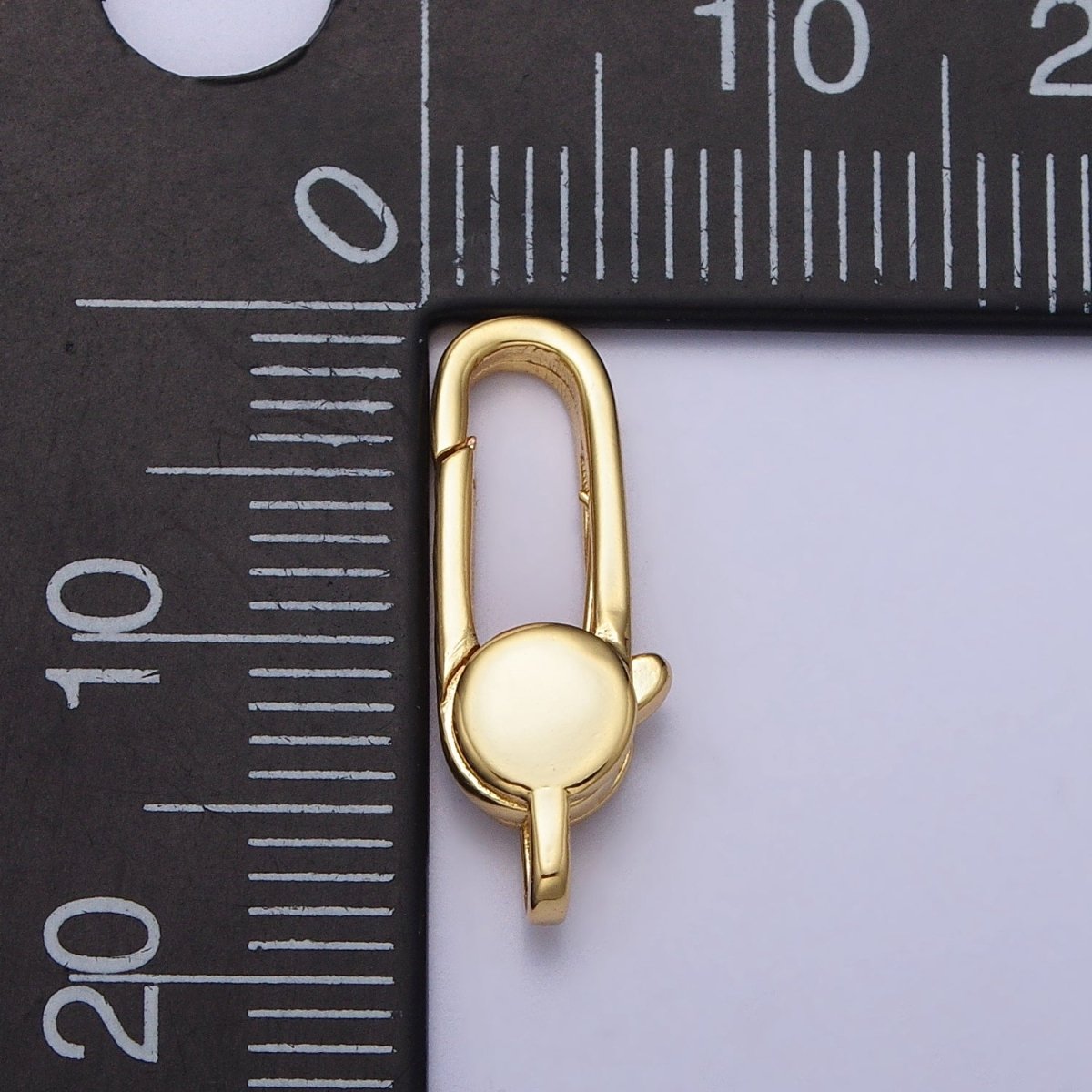 Gold Lobster Clasp 18.3mm x 6.6mm Jewelry Making Supplies Chain Findings Z-149 Z-150 - DLUXCA