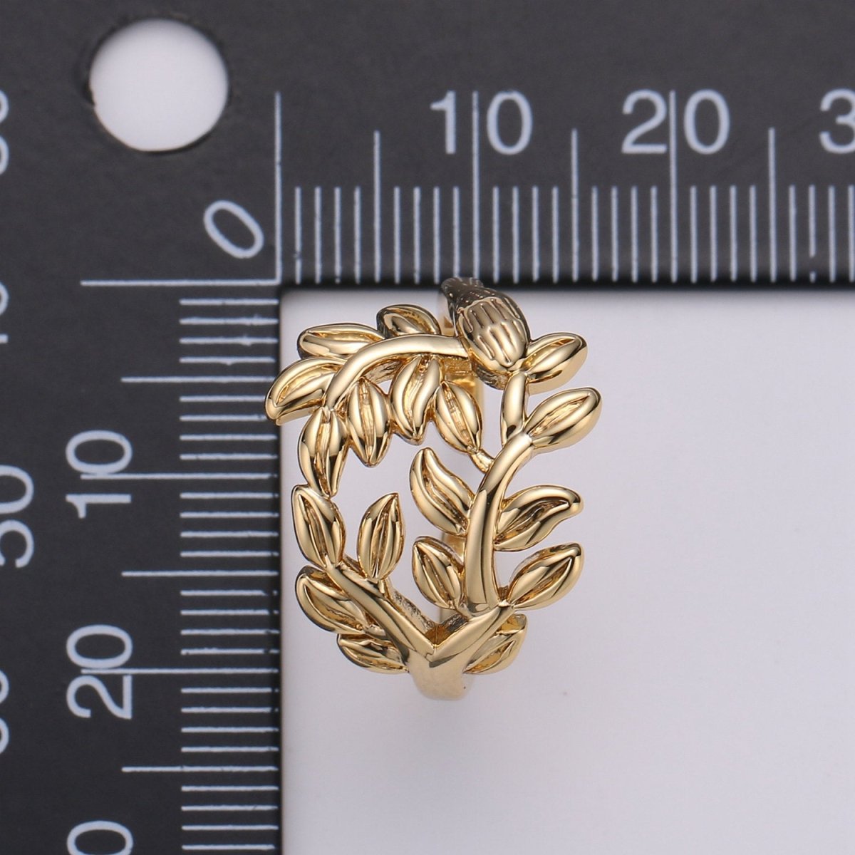 Gold Olive Ring, Statement Ring, Tree Branch Dome Ring, Stackable Ring Thick Gold Ring Olive Branch Ring adjustable ring R-017 R-018 - DLUXCA