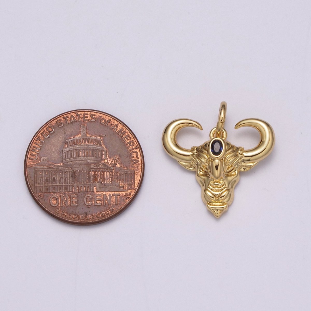 Gold Ram Head Pendant, Ram Men Pendant, Silver Ram Pendant, Aries Silver Pendant Animal Men Charm Necklace M-868 M-869 - DLUXCA