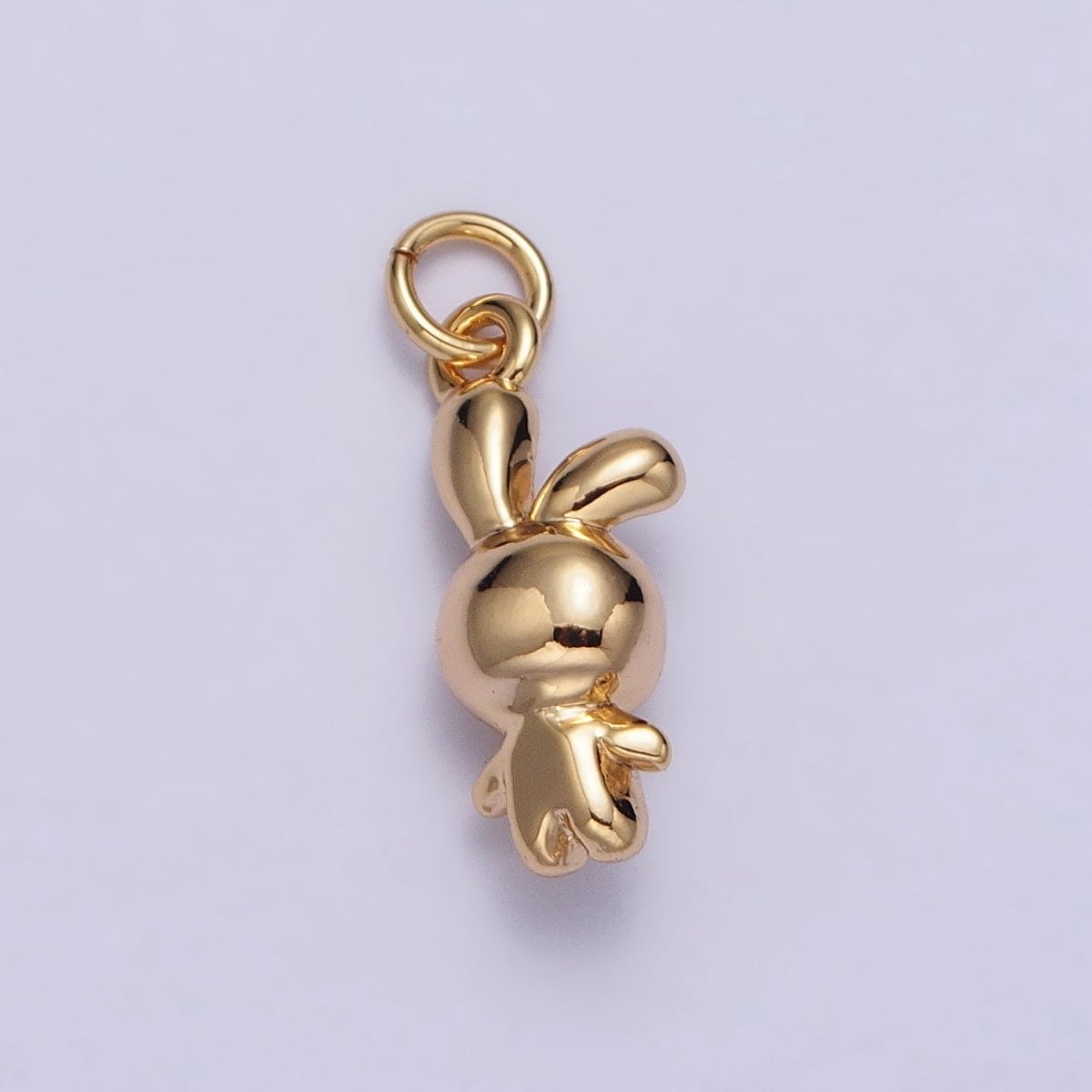 Gold, Silver Little Bunny Rabbit 16.5mm Add-On Animal Charm | AC-185 AC-446 - DLUXCA