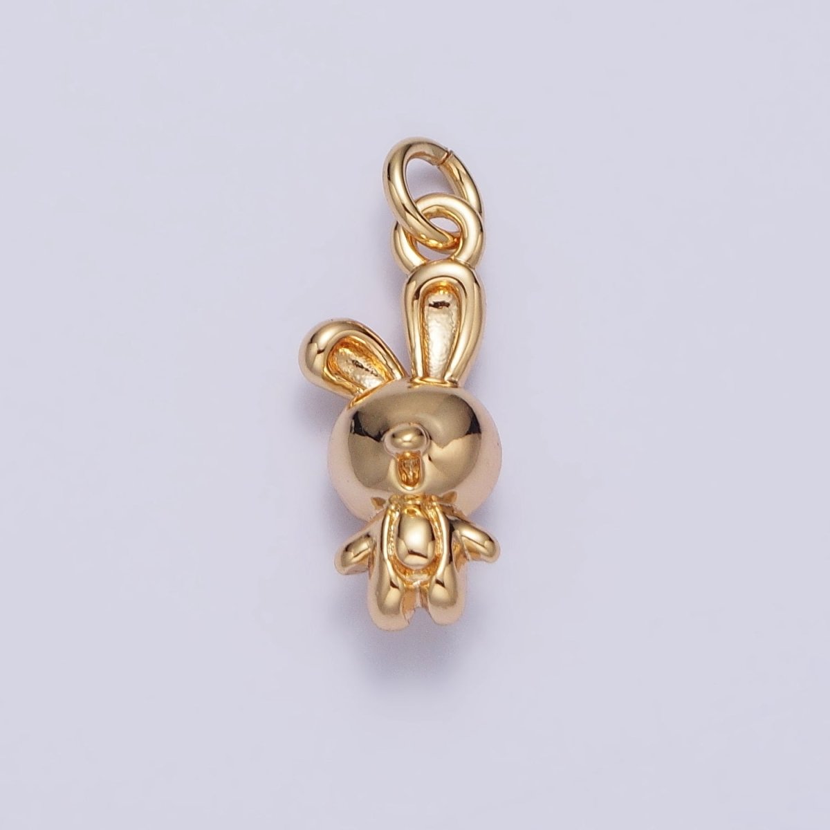 Gold, Silver Little Bunny Rabbit 16.5mm Add-On Animal Charm | AC-185 AC-446 - DLUXCA