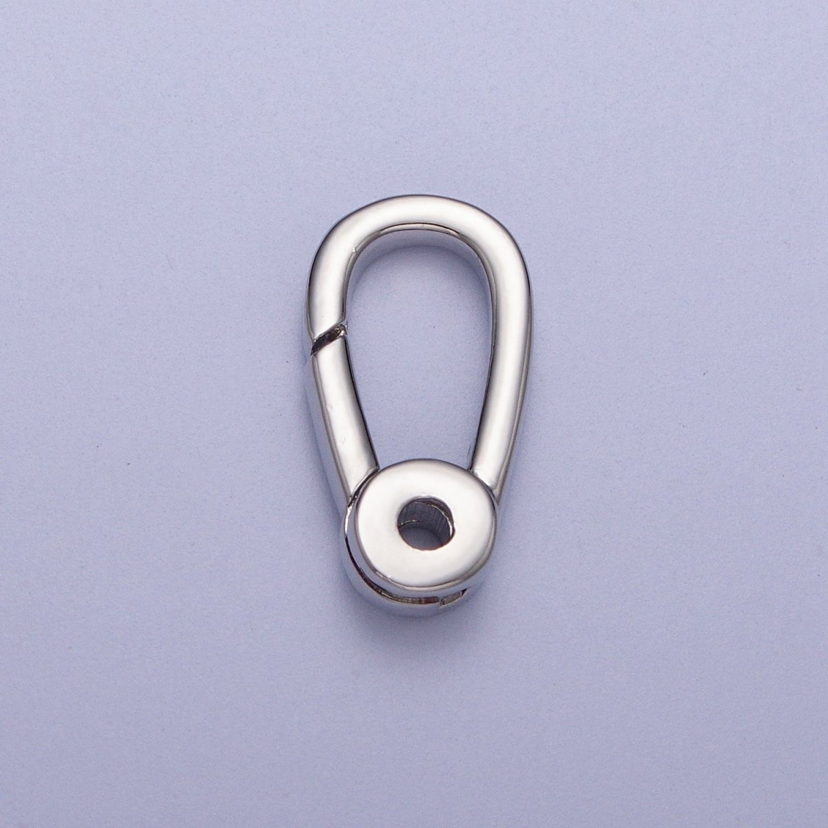 Gold / Silver Push Gate Ring , Charm Enhancer Link, Jewelry Closure Wholesale Supply | K-048 K-050 - DLUXCA