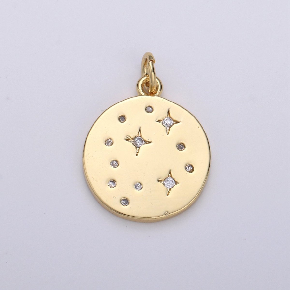 Gold Star Jewelry Gold Sky Galaxy Charm Jewelry Making Supply 24K Gold Filled Findings Silver Celestial Jewelry D-530 D-531 - DLUXCA
