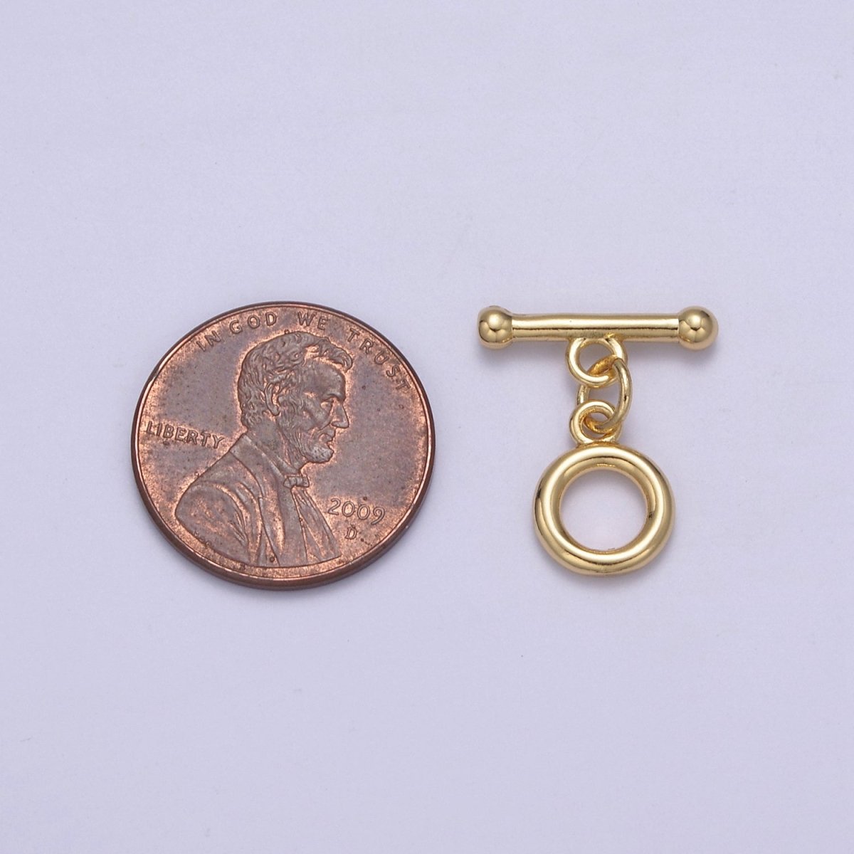 Gold Toggle Clasps Gold Filled OT Clasp Wholesale Findings L-670 L-672 - DLUXCA