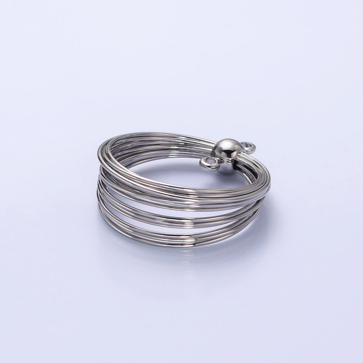 Gold Wire Round Layer Charm for Necklace Earring Component Jewelry Making Z-171 Z-172 - DLUXCA