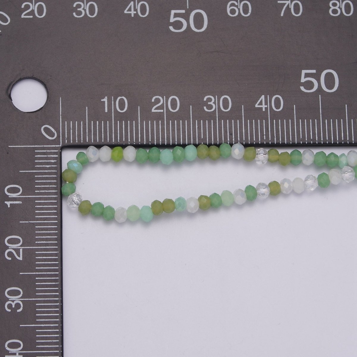 Green Aventurine Beaded Necklace 18 inch long + 2 inch extender Ready to Wear Bead Jewelry | WA-451 Clearance Pricing - DLUXCA