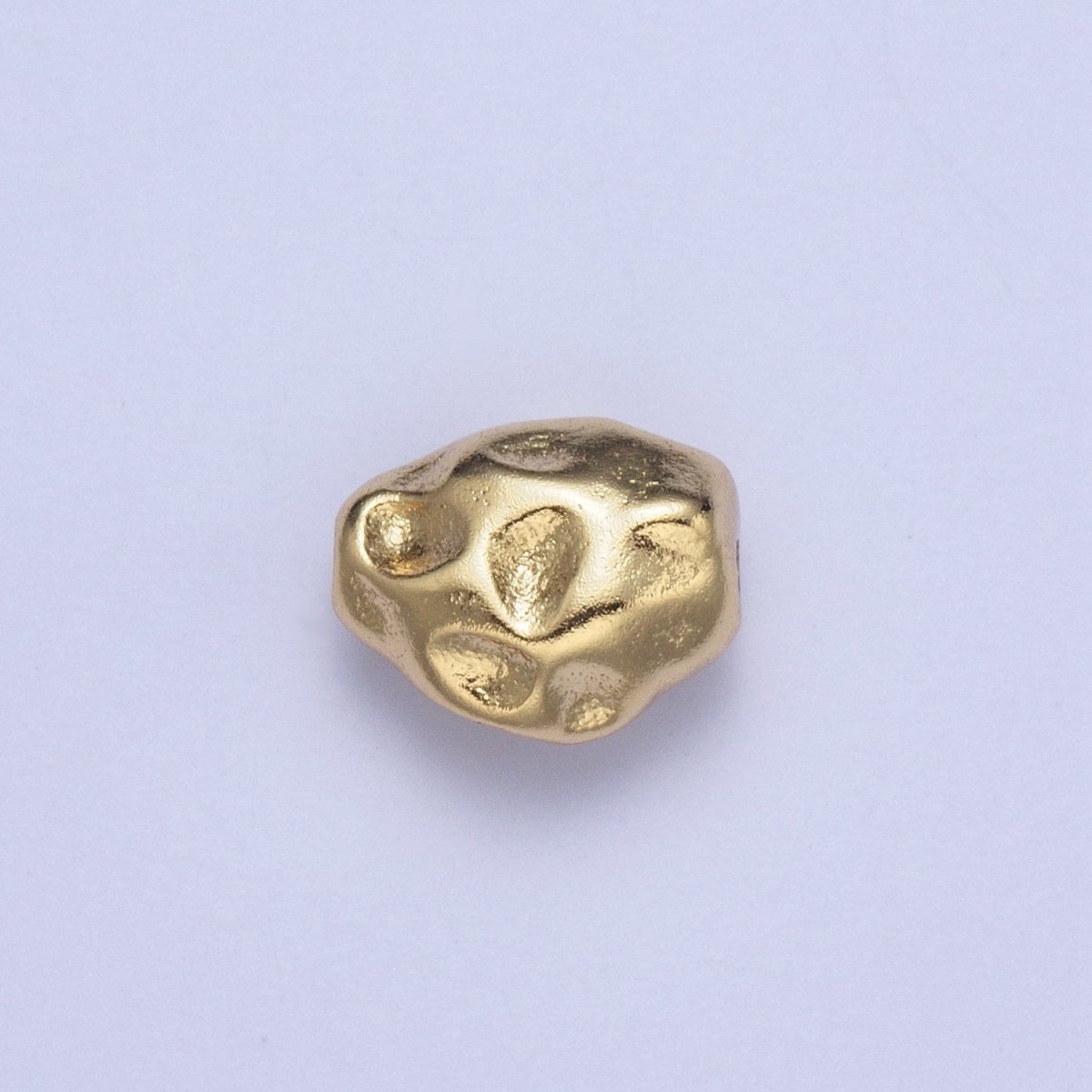 Hammered Abstract Geometric Gold Spacer Bead | B-014, B-016, B-029, B-041, B-044, B-045, B-048 - DLUXCA