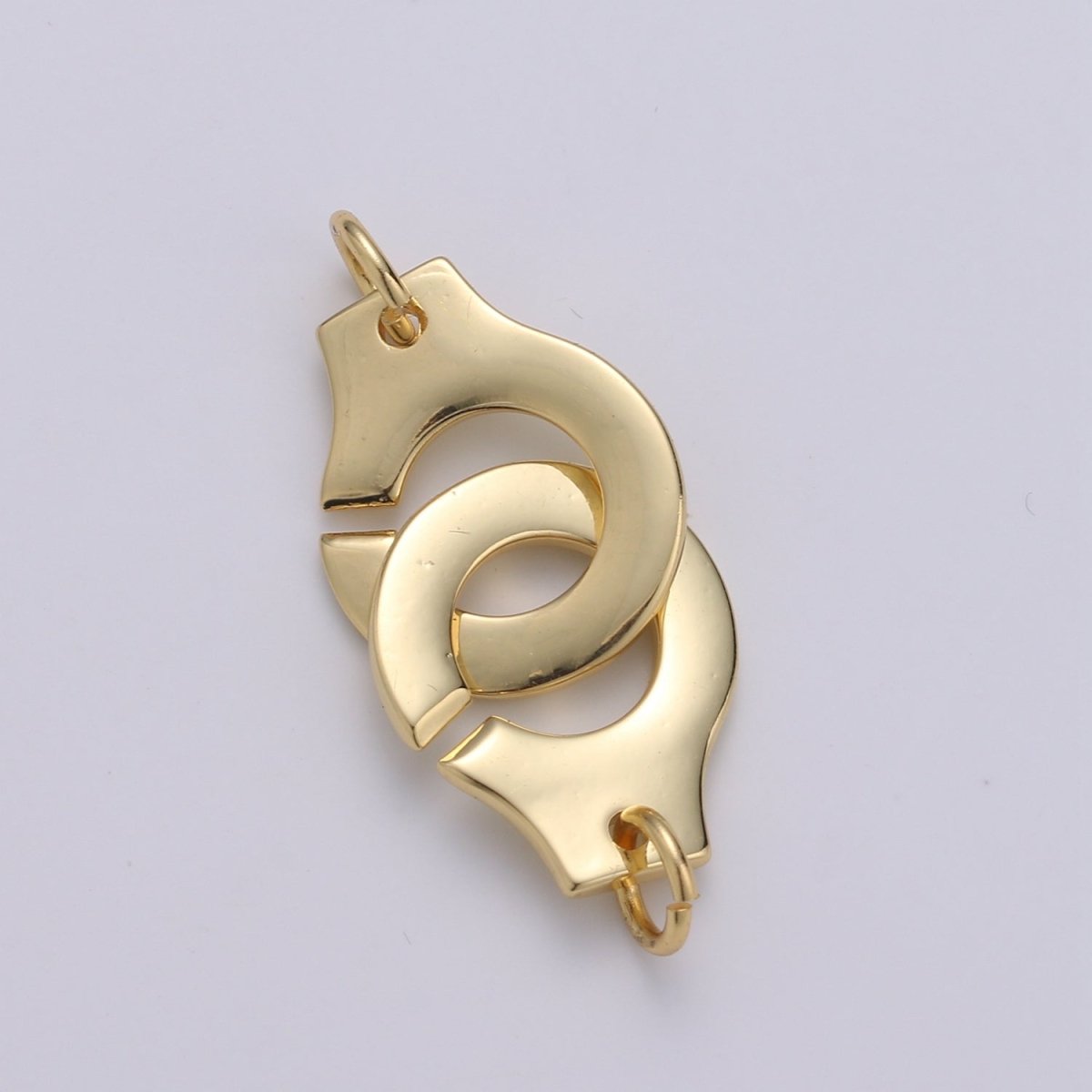 Hand Cuff Charm Connector Gold Filled Clasp Connectors For DIY Necklace Bracelet Anklet Jewelry Making L-089 - DLUXCA