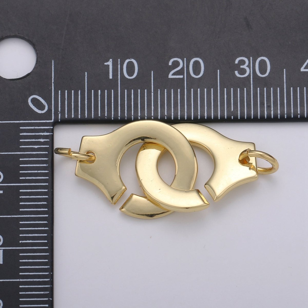 Hand Cuff Charm Connector Gold Filled Clasp Connectors For DIY Necklace Bracelet Anklet Jewelry Making L-089 - DLUXCA