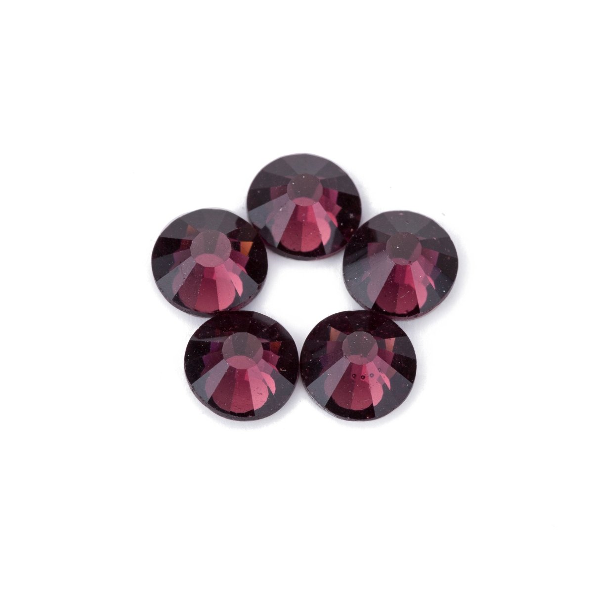 High Quality Crystal Dark Amethyst Dark Purple Rhinestones loose flat back No Hot Fix Size ss 10 / ss 12 / ss 16 / ss 20 / ss 30 /ss 34 - DLUXCA