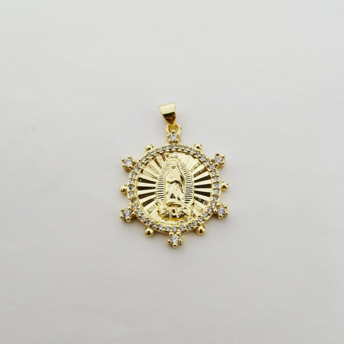 Holy Mary The Star Gold Filled Pendants I-775 - DLUXCA