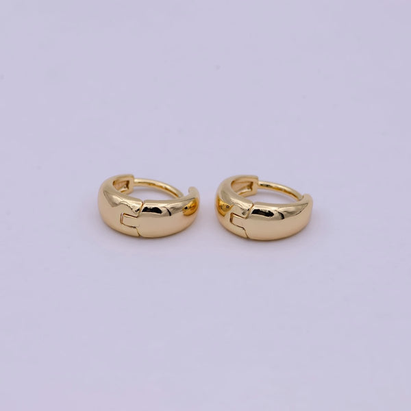 Hypoallergenic Tiny Hoop Earrings 14k Gold Filled Dainty Earrings Huggie Hoops Earrings Minimalist Earrings Wholesale Jewelry T 280 T 281 DLUXCA