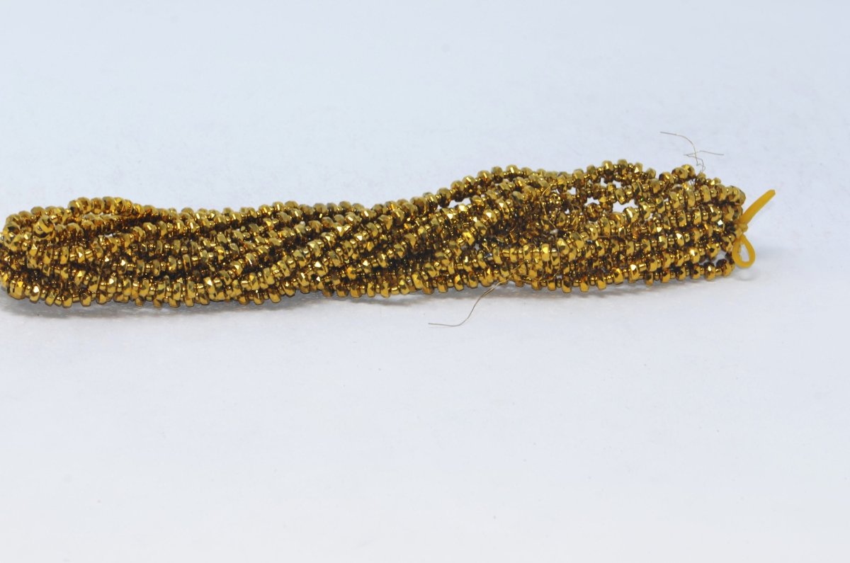 Japanese Seed Crystal Beads, Size 6mm, 8mm, 10mm available, Approximately 100 PCs per Strand Length 20'' - DLUXCA