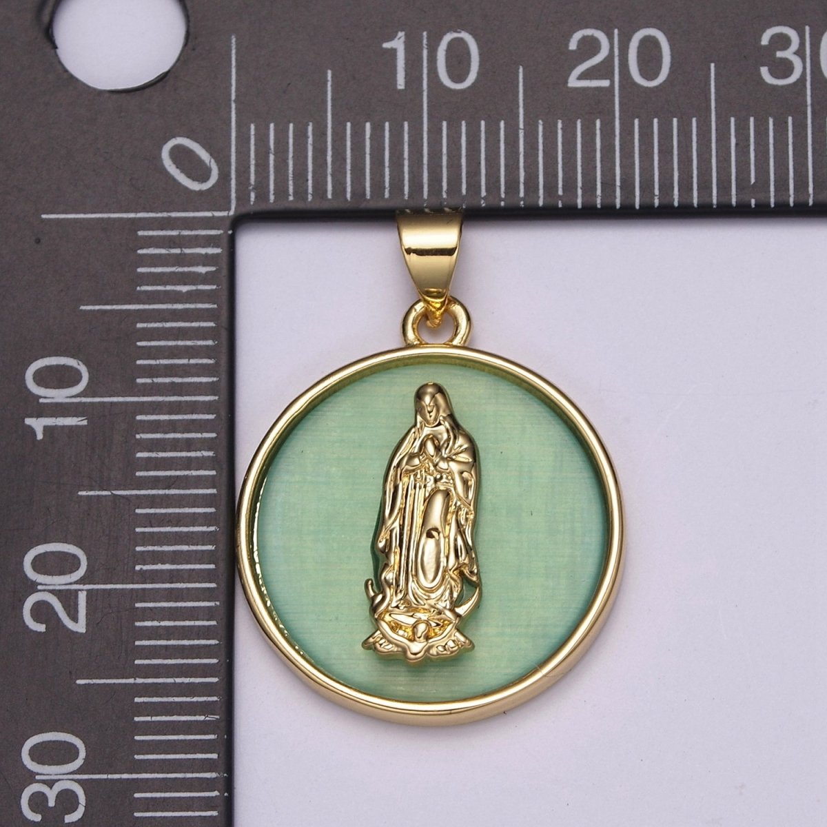 Lady Guadalupe Pendant Virgin Mary Religious Charm N-510 N-511 - DLUXCA