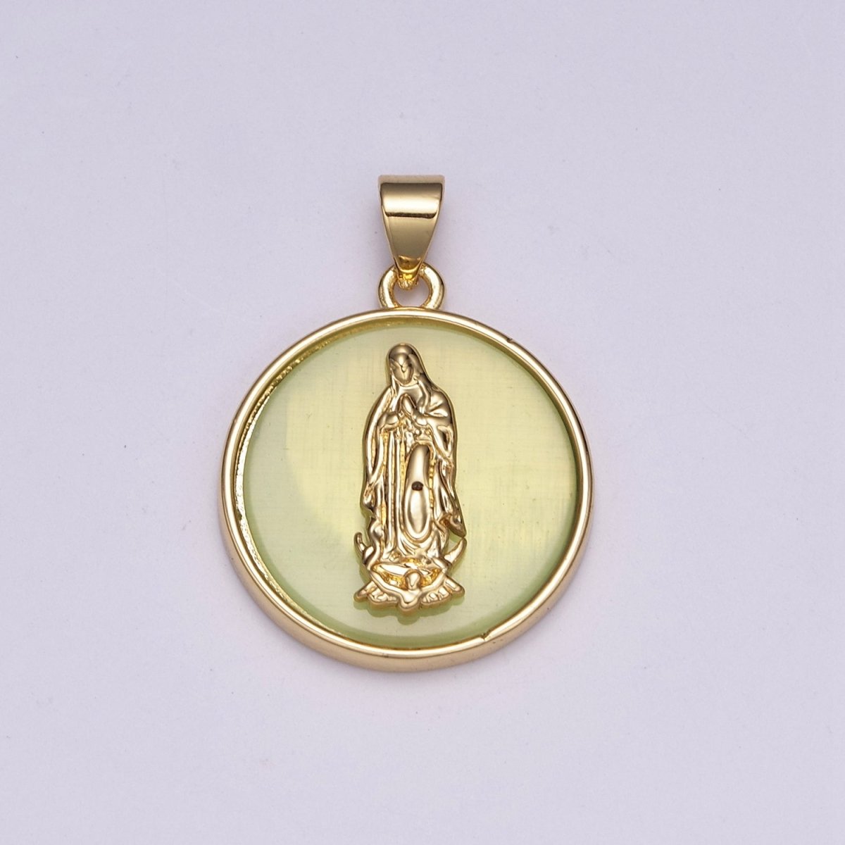 Lady Guadalupe Pendant Virgin Mary Religious Charm N-510 N-511 - DLUXCA