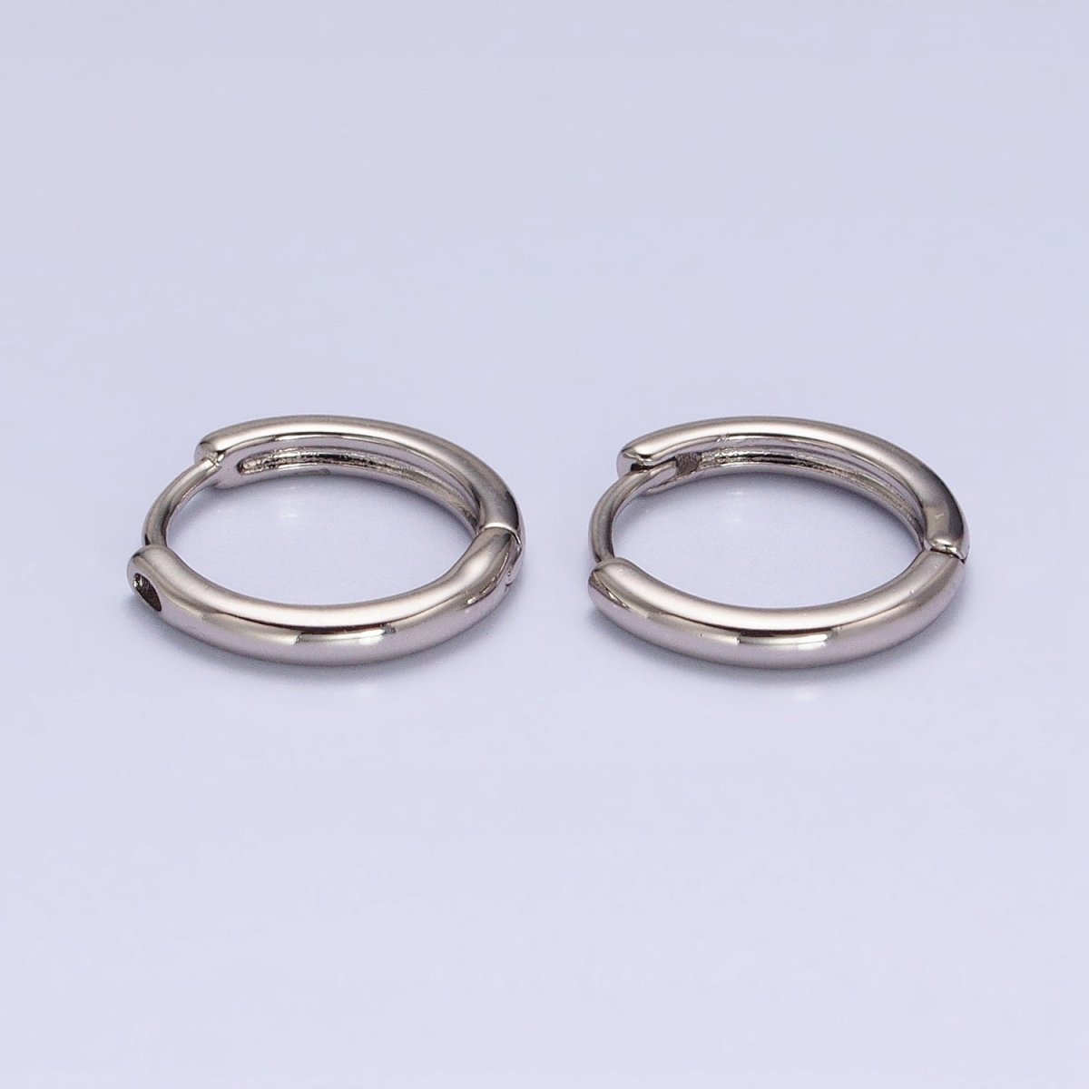 Medium Hoop Earrings in Gold Filled Dainty Gold Hoops Minimalist Earrings AD1396 AD1397 - DLUXCA