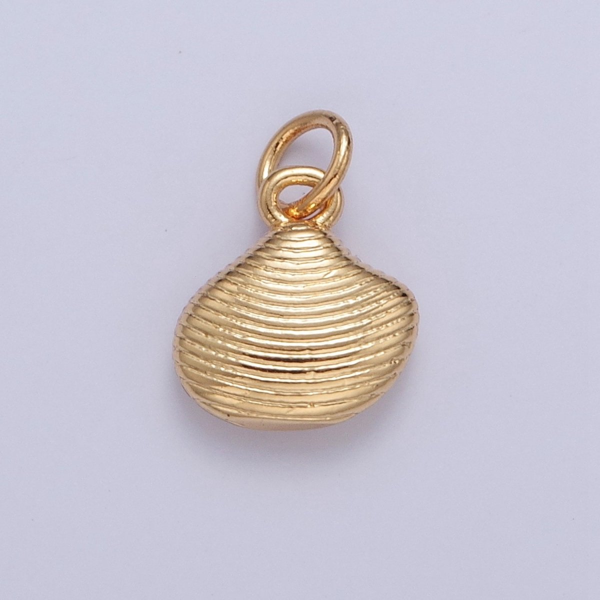 Mini Clam Shell Gold Charm For DIY Jewelry Making Summer Trend Jewelry | X-134 - DLUXCA