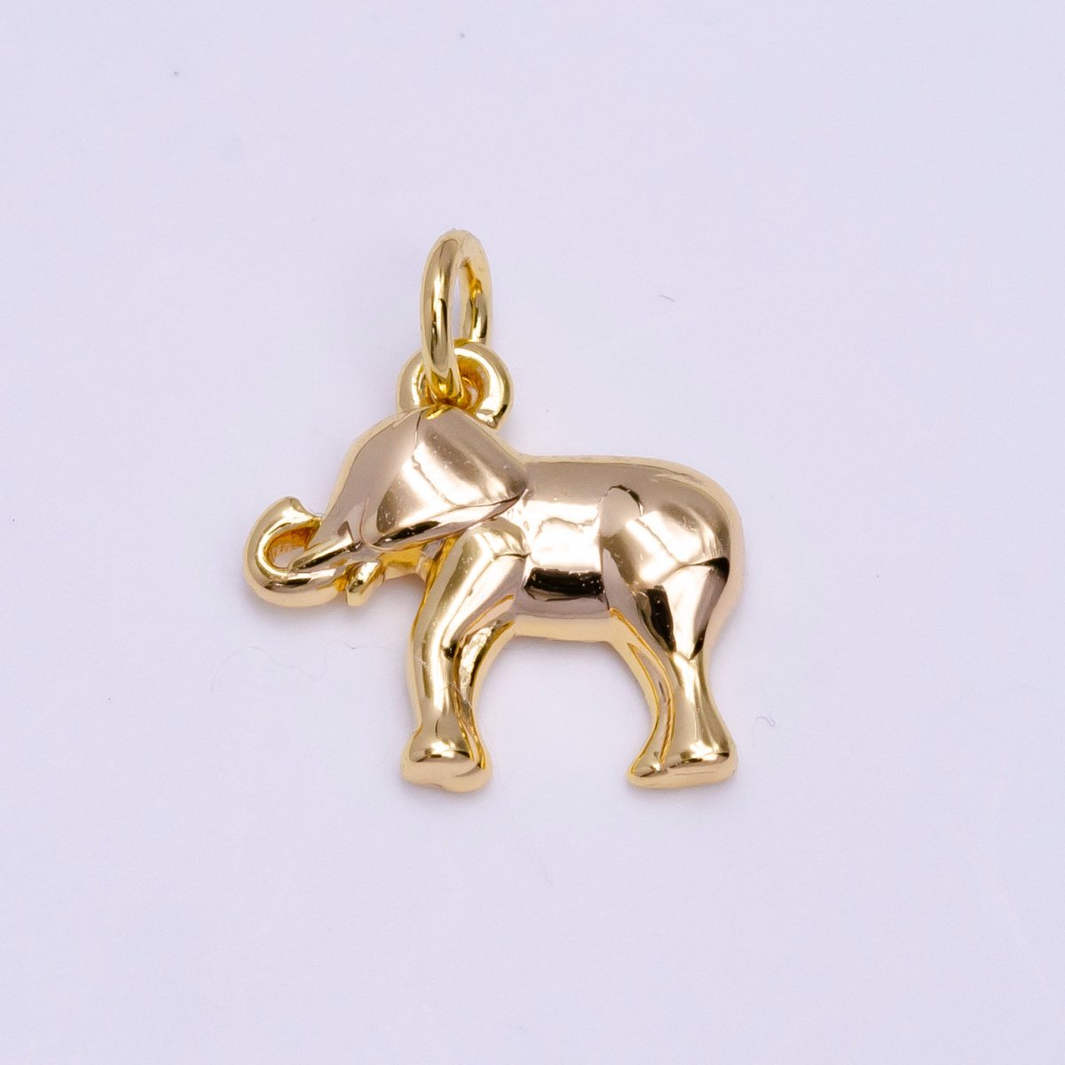 Mini Gold Elephant Charm AC-1398 - DLUXCA