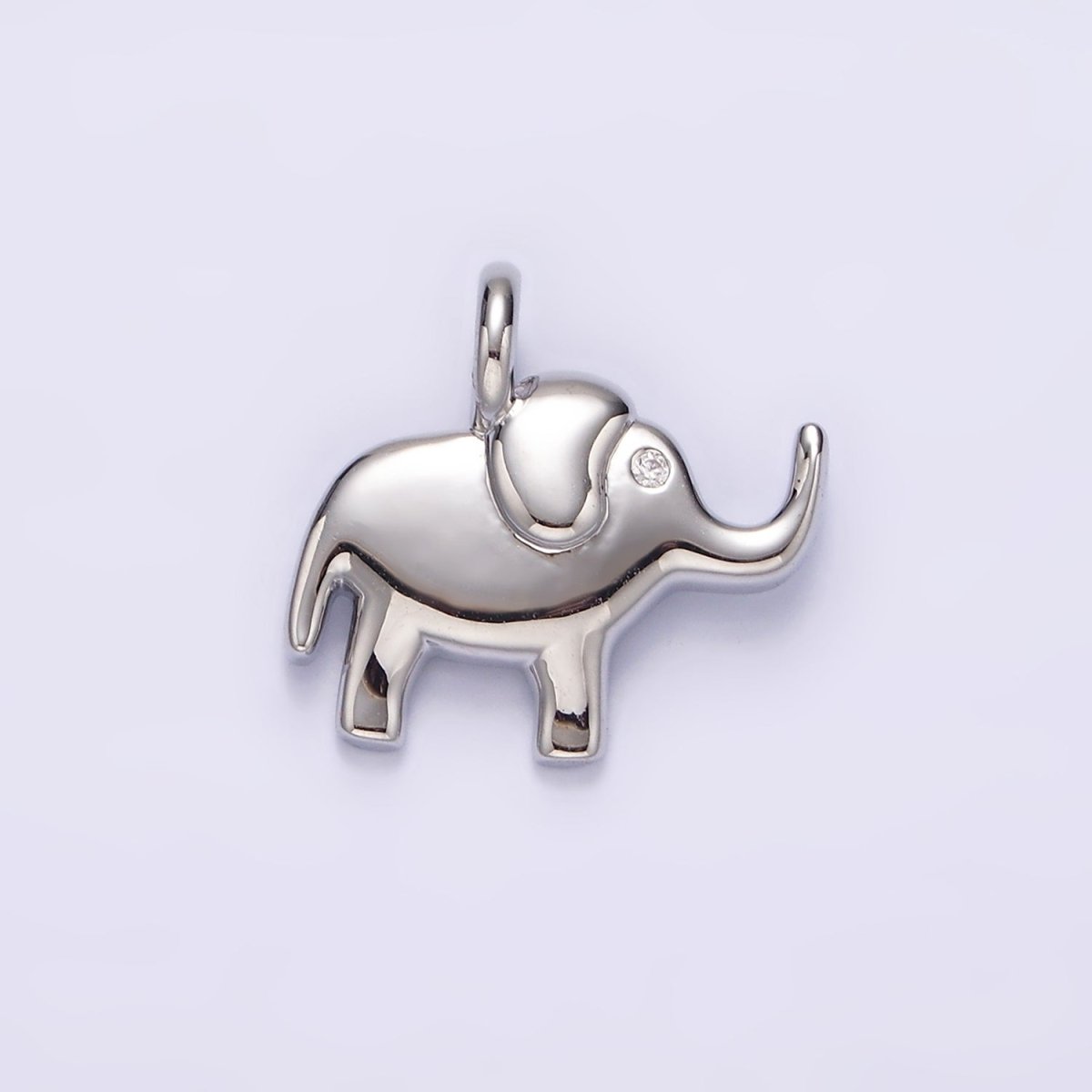 Mini Gold Elephant Charm Silver Dumbo Charm Safari Jewelry Inspired N1085 N1086 - DLUXCA