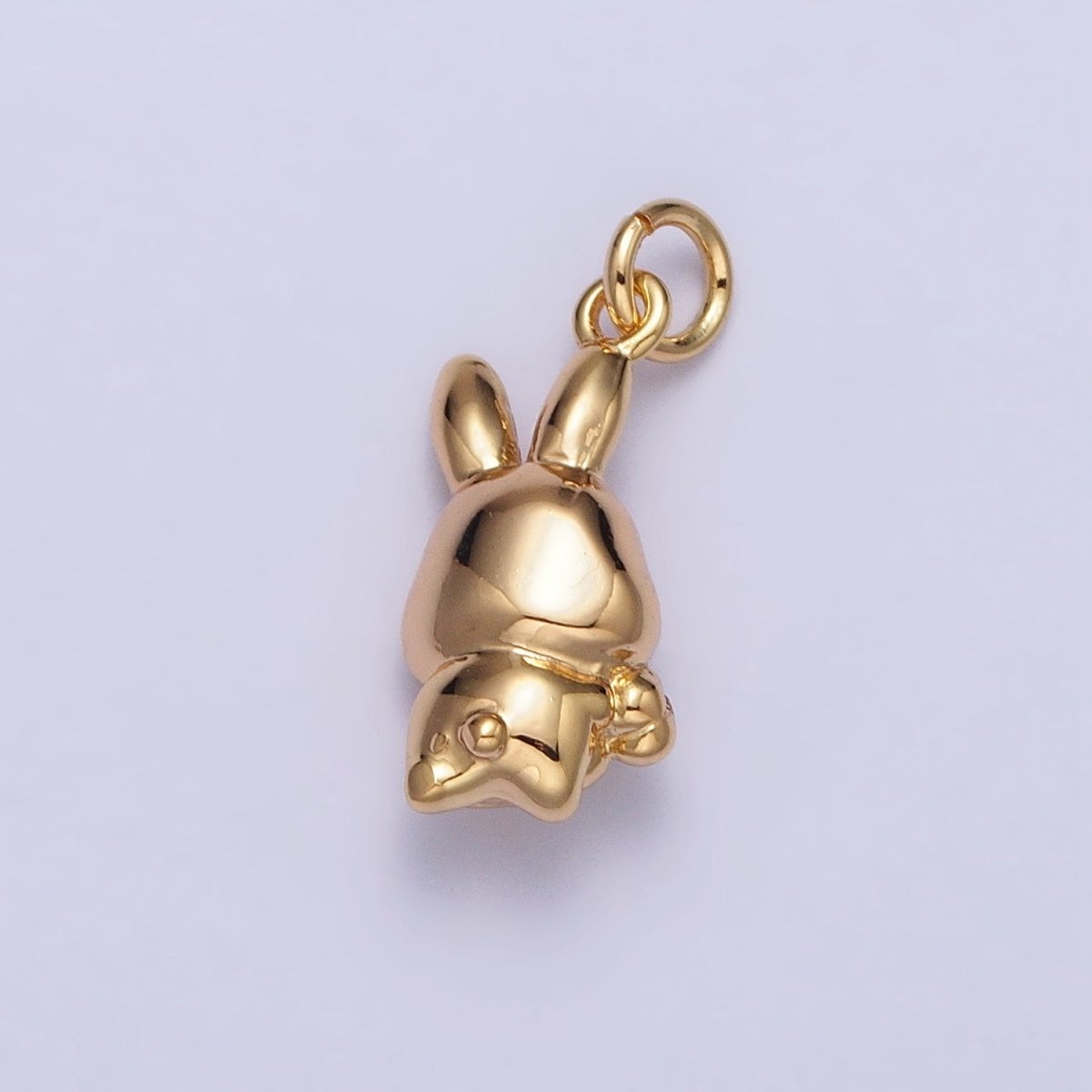 Mini Little Rabbit Bunny Carrot Add-On Charm in Gold & Silver | AC286 AC287 - DLUXCA