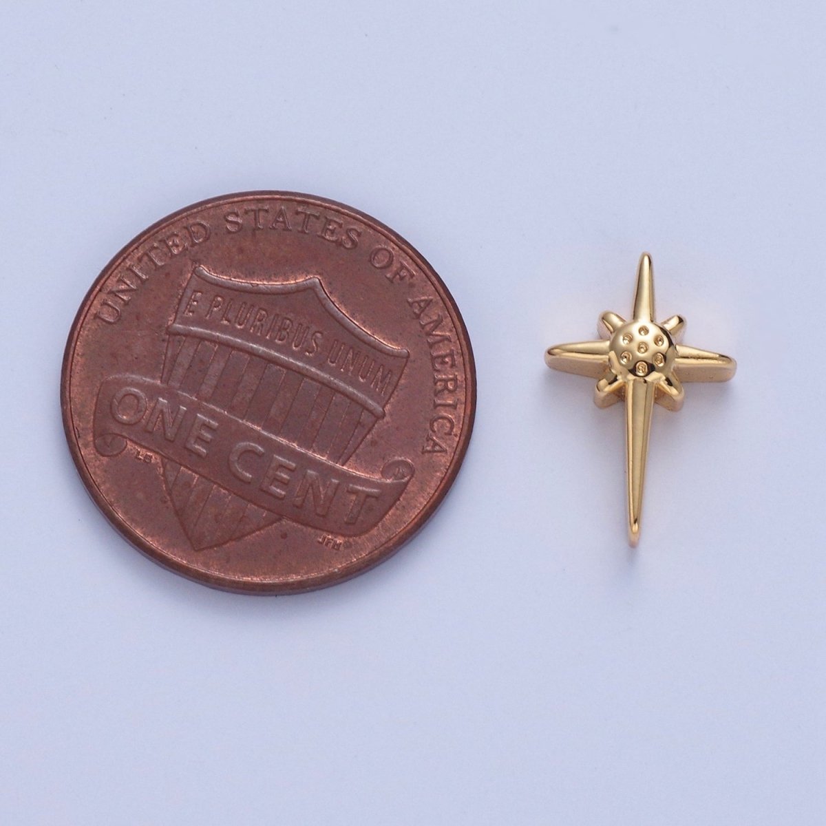Mini North Star Bead for Bracelet Necklace Component W-851 - DLUXCA