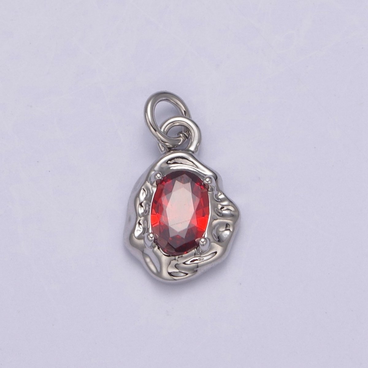 Mini Rustic Charm with Colorful Cubic Zirconia Stone for Add on Charm in 14k gold Filled for Jewelry Supply N-715 - N-724 N-878 - N-880 - DLUXCA