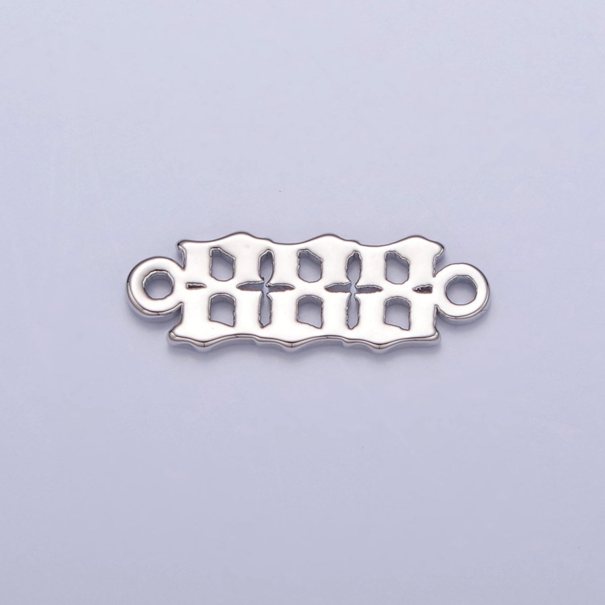 Mini Silver Angel Number Charm Connector Lucky Number for Necklace Bracelet Component G-847~G-855 - DLUXCA