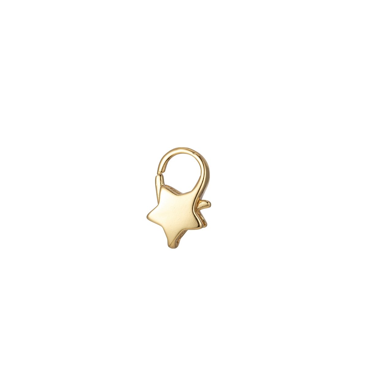 Mini Star Clasp Wholesale Lobster Clasp 24k Gold Filled end Clasp Celestial Lobster Claw for Jewelry Making L-346 L-347 - DLUXCA