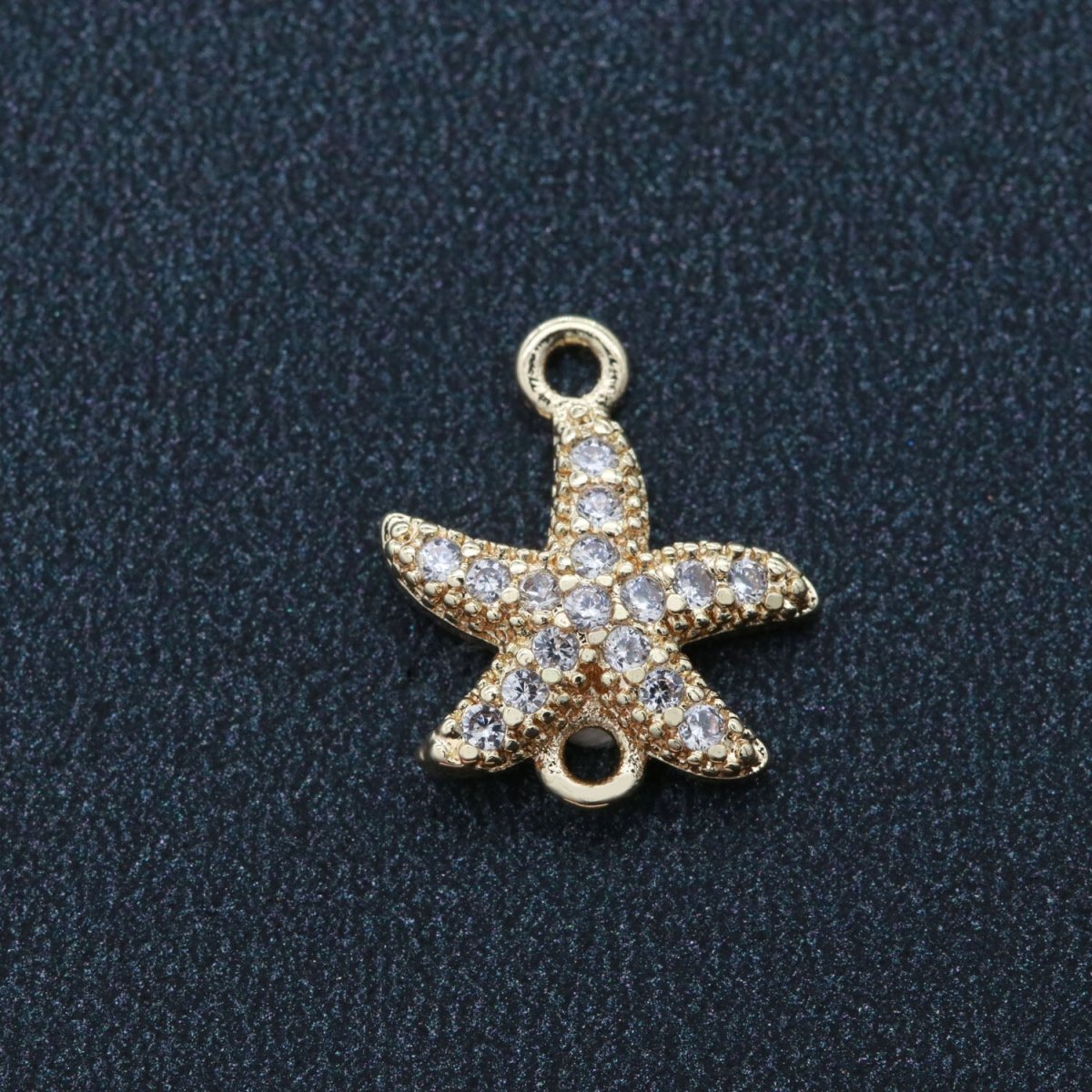 Mini Star Fish Charm Connector for Bracelet Earring Necklace Link Connector F-834 - DLUXCA