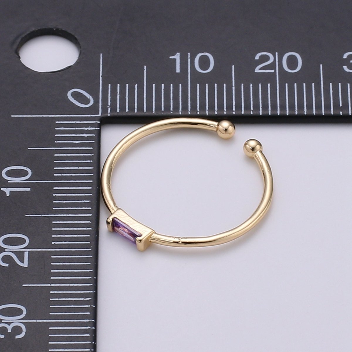 Minimalist Birthstone Ring • Cz Ring in Gold • Dainty Birthstone Ring • Stacking Ring • Valentine Gifts for Mom Wife Friend R-215 R-216 R-218 R-219 R-220 R-223 R-225 - DLUXCA
