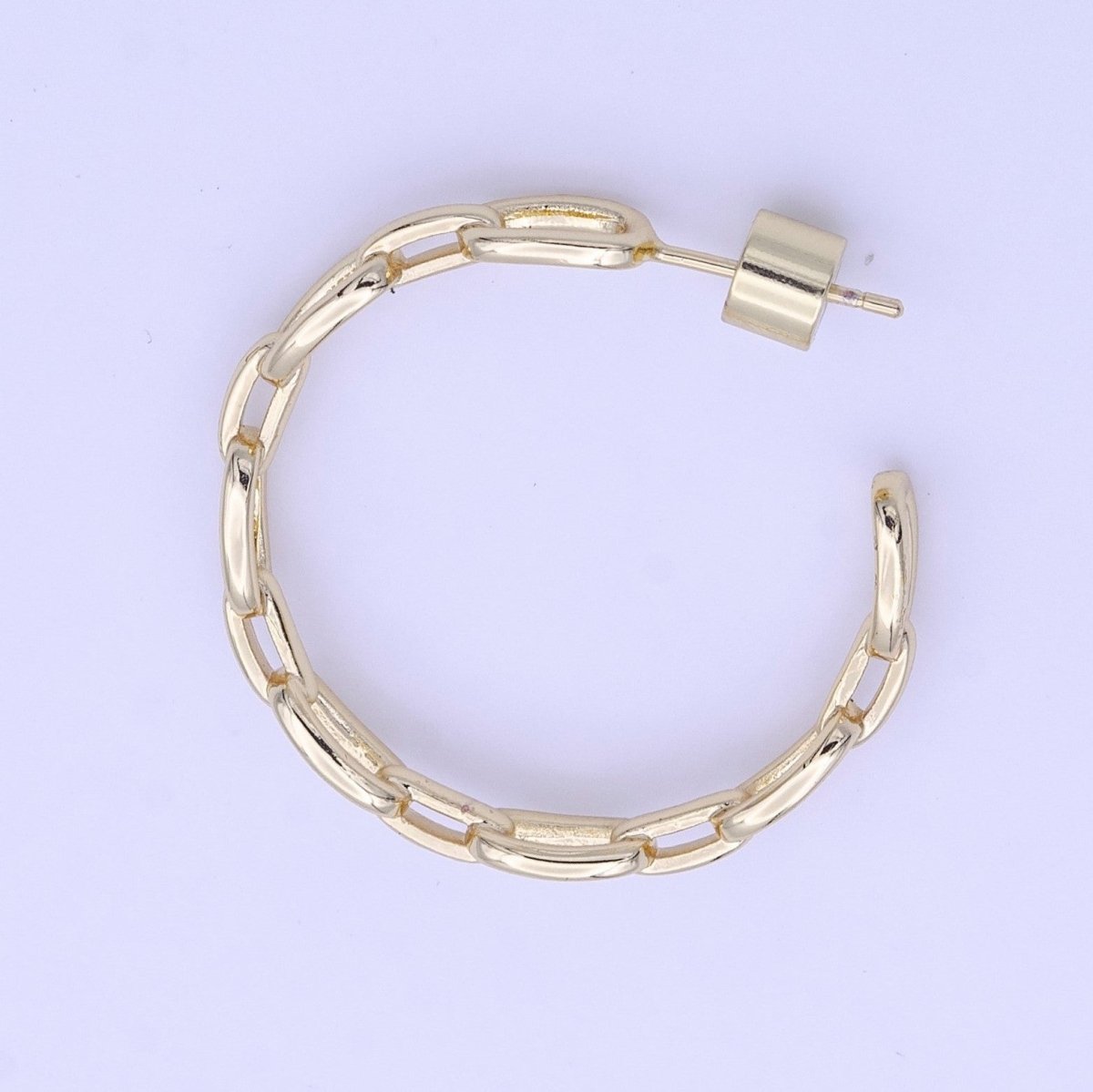 Minimalist Cylinder Earrings Backings Jewelry Supply (12 Pieces) Set in Gold & Silver | K-074 K-076 - DLUXCA