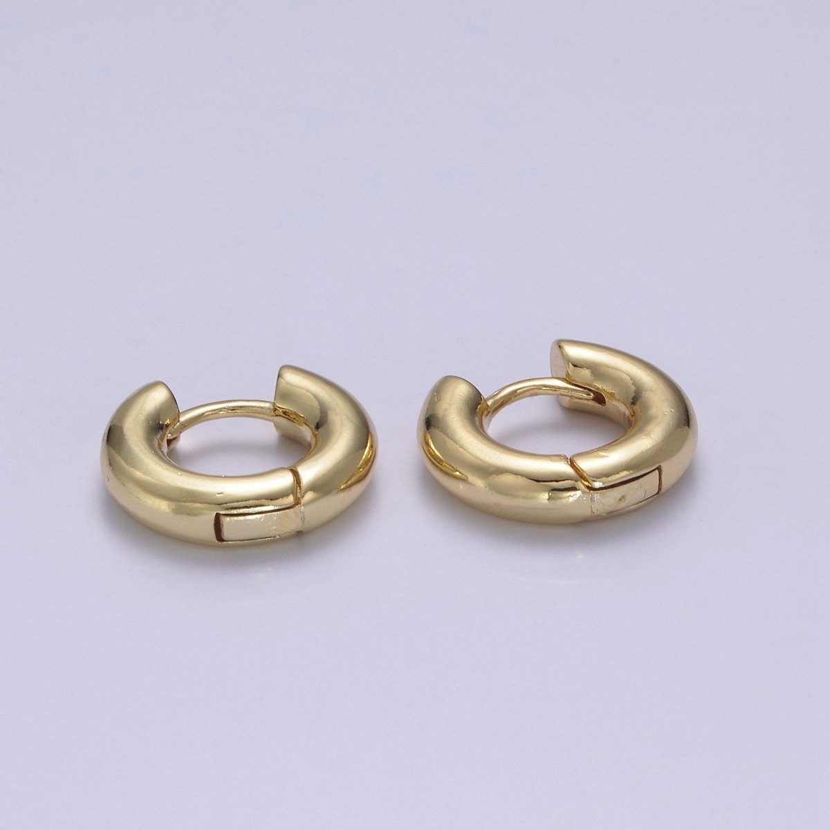 Minimalist Earring Gold Hoop Earrings • Perfect Simple Earrings For Her • Gifts for Her T-362, T-363 - DLUXCA