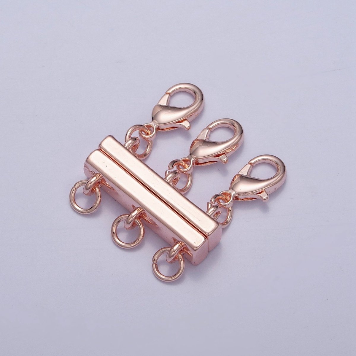 New Gold Magnetic Necklace Detangler, Multiple Strand Chain Necklace / Bracelet for Layering Stackable L-576~L-579 L-724 - DLUXCA